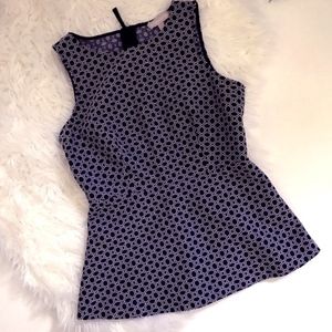Banana Republic Geometric Peplum Size 2